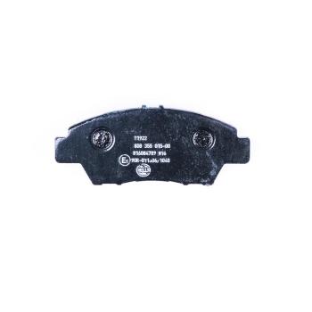 2013 Honda CR-Z Disc Brake Pad Front Hella Pagid 355015001 image 1 of 3