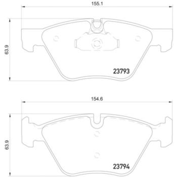 Hella Pagid 355015031 Disc Brake Pad product image 4 of 4