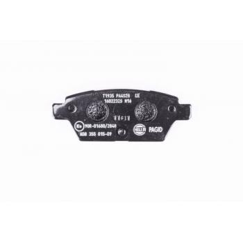 2011 Ford Fusion Disc Brake Pad Rear Hella Pagid 355015091 image 1 of 4
