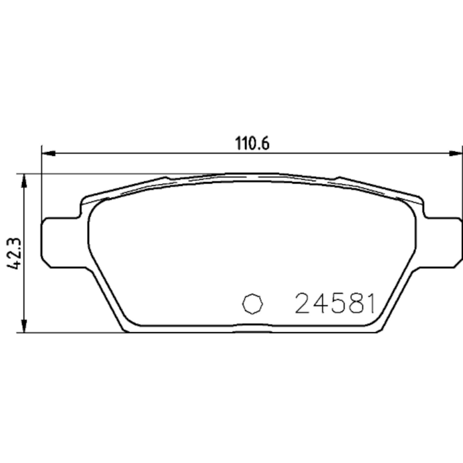 Hella Pagid 355015091 - Disc Brake Pad Hella Pagid 355015091 Disc Brake Pad product image 4 of 4