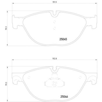 2014 BMW 535i GT xDrive Disc Brake Pad Front Hella Pagid 355015251 image 4 of 4