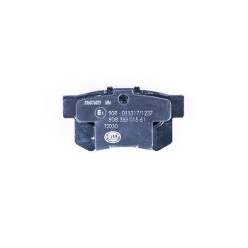 2011 Suzuki SX4 Disc Brake Pad Rear Hella Pagid 355015611 image 1 of 3