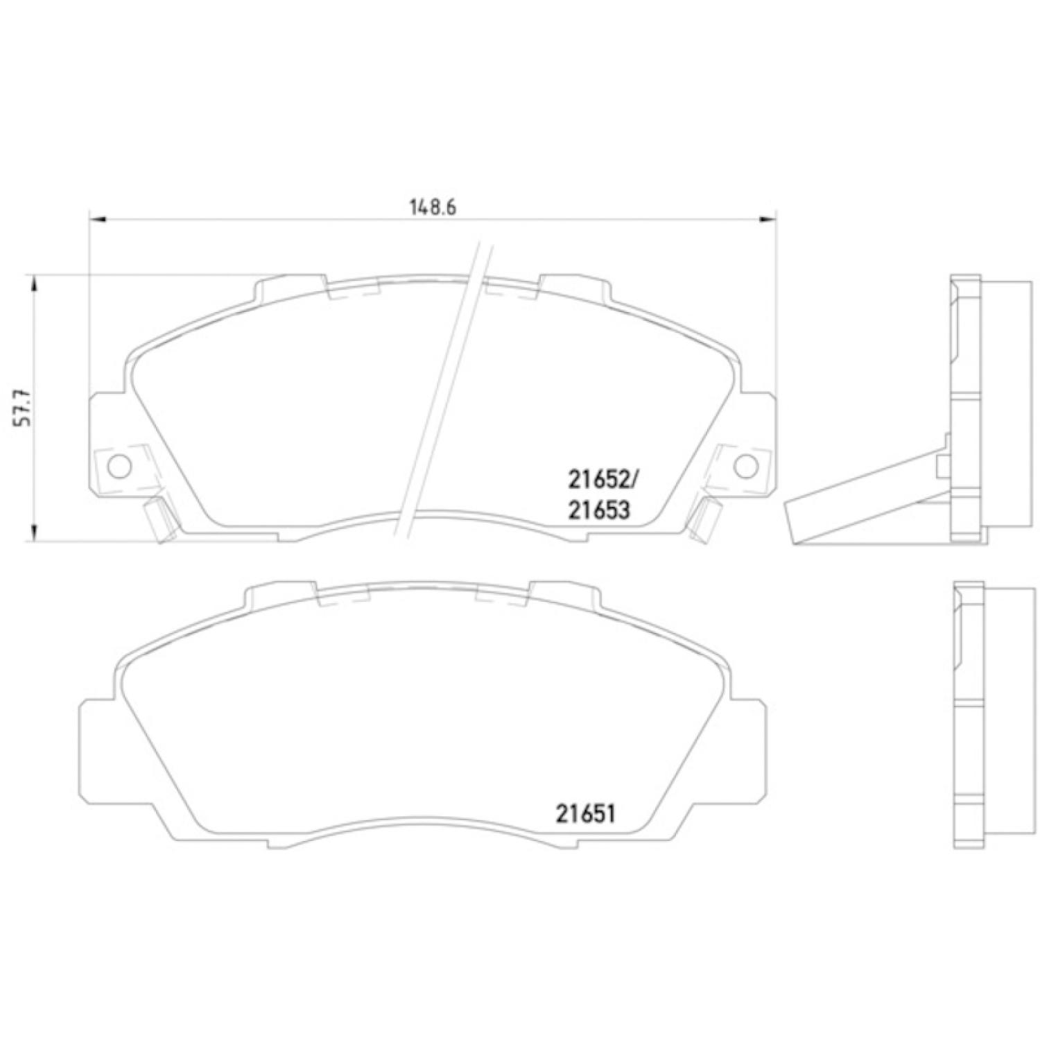 Hella Pagid 355016441 - Disc Brake Pad Hella Pagid 355016441 Disc Brake Pad product image 2 of 2