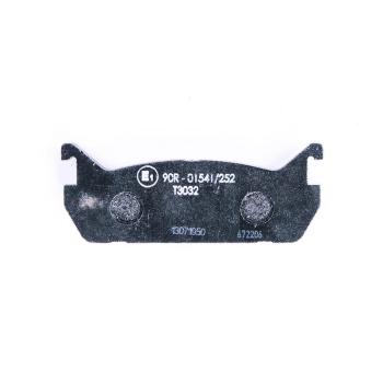1990 Mazda Protege Disc Brake Pad Rear Hella Pagid 355016601 image 1 of 3