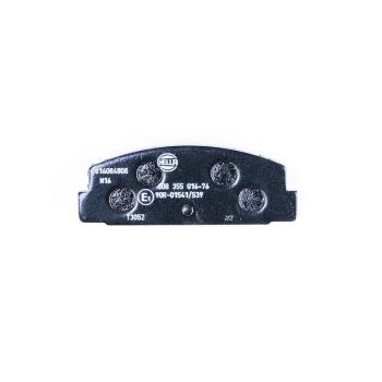 1986 Mazda RX-7 Disc Brake Pad Rear Hella Pagid 355016761 image 1 of 3
