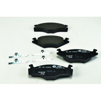1989 Volkswagen Jetta Disc Brake Pad Front Hella Pagid 355017521 image 2 of 4