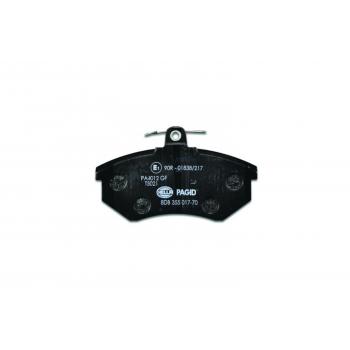 1989 Audi 100 Quattro Disc Brake Pad Front Hella Pagid 355017701 image 1 of 3