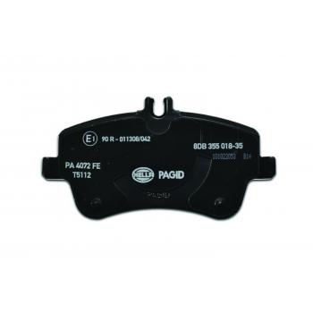 2002 Mercedes-Benz C230 Disc Brake Pad Front Hella Pagid 355018351 image 1 of 3