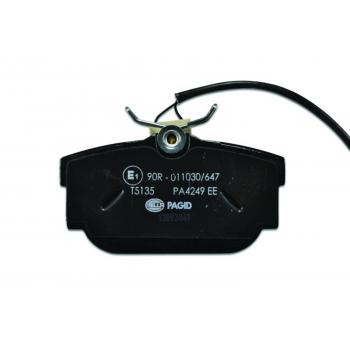 1999 Volkswagen EuroVan Disc Brake Pad Rear Hella Pagid 355018571 image 1 of 3