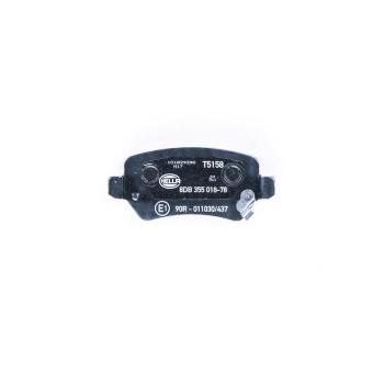 2008 Saturn Astra Disc Brake Pad Rear Hella Pagid 355018781 image 1 of 3