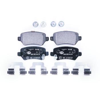 2008 Saturn Astra Disc Brake Pad Rear Hella Pagid 355018781 image 2 of 3