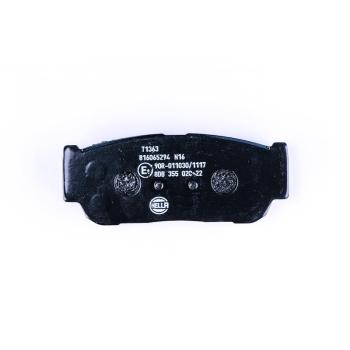 2005 Kia Sorento Disc Brake Pad Rear Hella Pagid 355020221 image 1 of 3