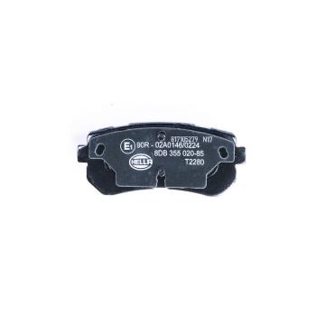 2019 Hyundai Kona Disc Brake Pad Rear Hella Pagid 355020851 image 1 of 3