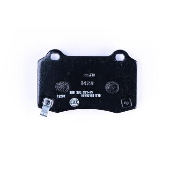 2013 Jeep Grand Cherokee Disc Brake Pad Rear Hella Pagid 355021251 image 1 of 3