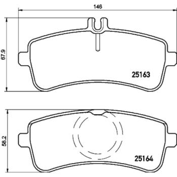 2013 Mercedes-Benz SL63 AMG Disc Brake Pad