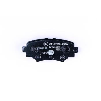 2014 Mazda 3 Disc Brake Pad Rear Hella Pagid 355021411 image 1 of 3