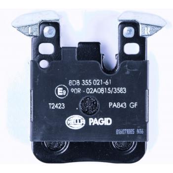 2018 BMW M4 Disc Brake Pad Rear Hella Pagid 355021611 image 2 of 4