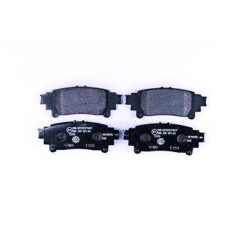 2012 Toyota Prius V Disc Brake Pad Rear Hella Pagid 355021661 image 2 of 3