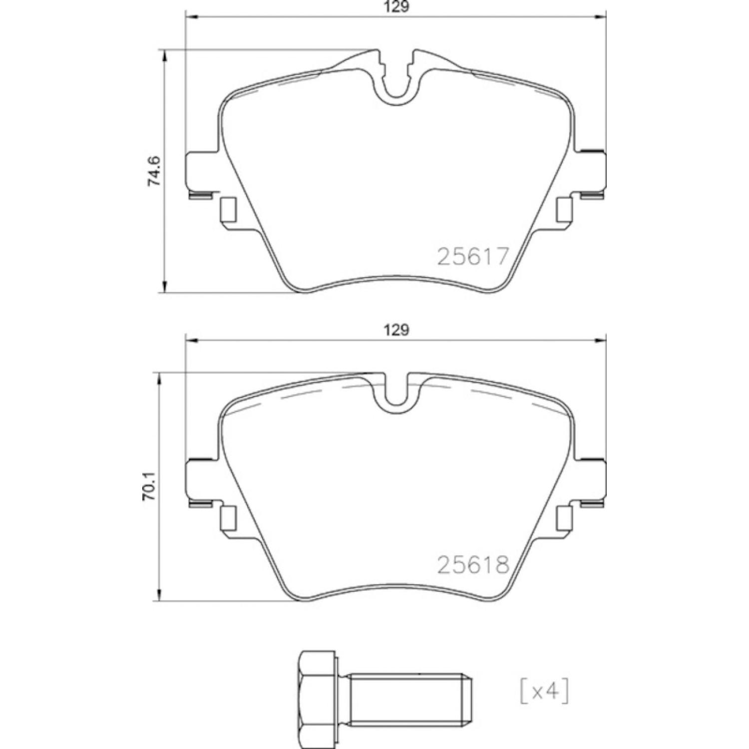 Hella Pagid 355023131 - Disc Brake Pad Hella Pagid 355023131 Disc Brake Pad product image 4 of 4