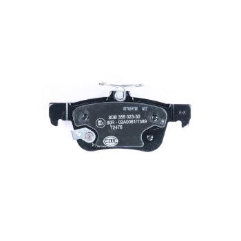 2015 Lincoln MKZ Disc Brake Pad Rear Hella Pagid 355023301 image 1 of 3