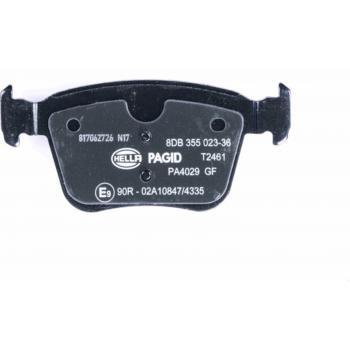 2021 Land Rover Range Rover Evoque Disc Brake Pad Rear Hella Pagid 355023361 image 2 of 4