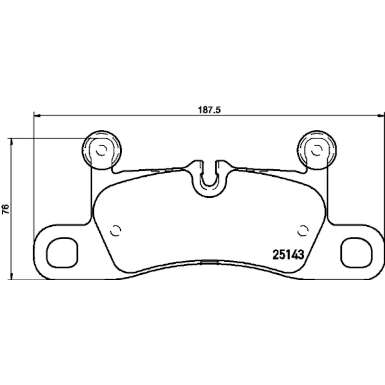 Hella Pagid 355023371 - Disc Brake Pad Hella Pagid 355023371 Disc Brake Pad product image 1 of 1