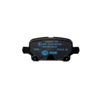 2019 Chevrolet Bolt EV Disc Brake Pad Rear Hella Pagid 355024911 image 1 of 4