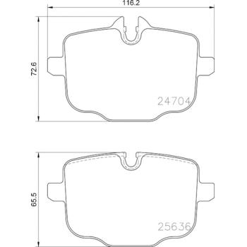 2020 BMW 745e xDrive Disc Brake Pad