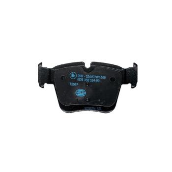 2019 Mercedes-Benz GLC300 Disc Brake Pad Rear Hella Pagid 355024991 image 2 of 4
