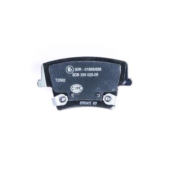 2009 Chrysler 300 Disc Brake Pad Rear Hella Pagid 355025051 image 1 of 3