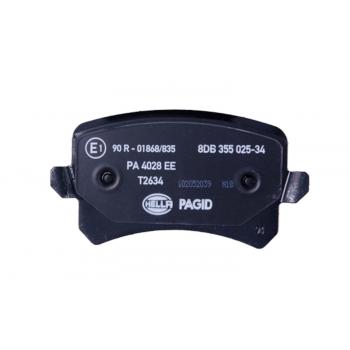 2013 Volkswagen CC Disc Brake Pad Rear Hella Pagid 355025341 image 1 of 4