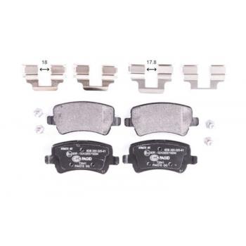 2013 Land Rover Range Rover Evoque Disc Brake Pad Rear Hella Pagid 355025411 image 1 of 2