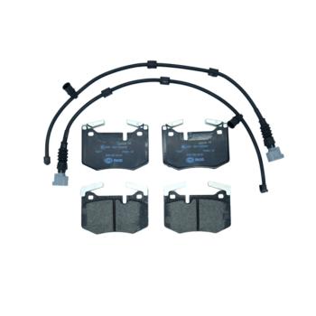 2015 Lexus RC F Disc Brake Pad Rear Hella Pagid 355025611 image 2 of 4