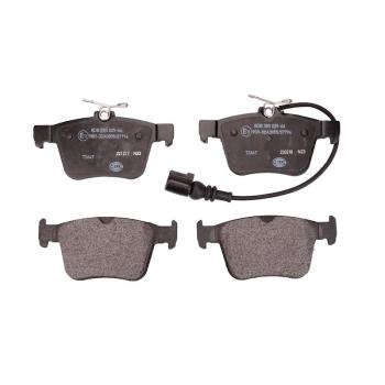 2018 Audi RS3 Disc Brake Pad Rear Hella Pagid 355025661 image 4 of 4