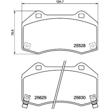 Hella Pagid 355025891 - Disc Brake Pad Hella Pagid 355025891 Disc Brake Pad product image 5 of 5