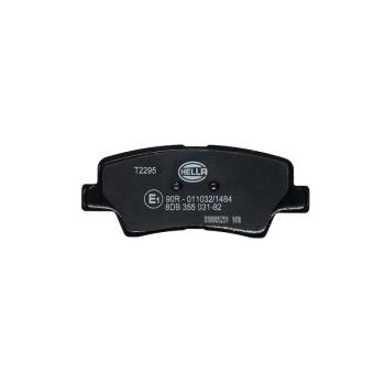 2017 Kia Niro Disc Brake Pad Rear Hella Pagid 355031821 image 2 of 3