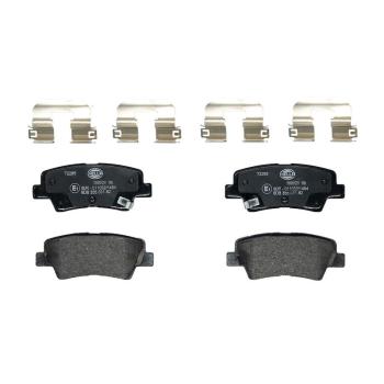 2017 Kia Niro Disc Brake Pad Rear Hella Pagid 355031821 image 3 of 3