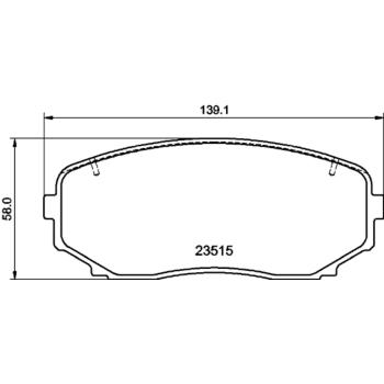 Hella Pagid 355032941 - Disc Brake Pad Hella Pagid 355032941 Disc Brake Pad product image 5 of 6