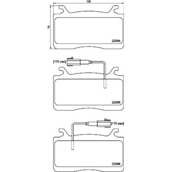 2024 Alfa Romeo Giulia Disc Brake Pad Front Hella Pagid 355039301 image 4 of 4
