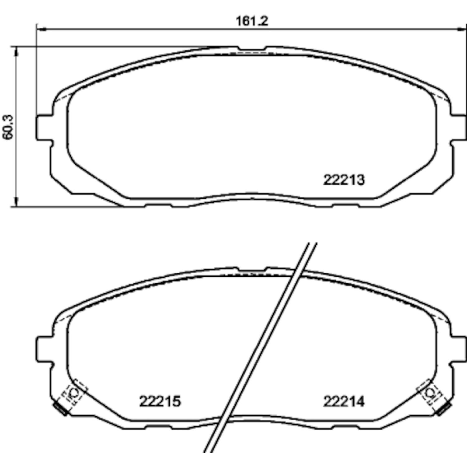 Hella Pagid 355039441 - Disc Brake Pad Hella Pagid 355039441 Disc Brake Pad product image 4 of 4