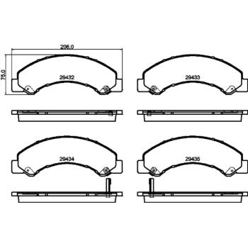 2017 Chevrolet LCF 3500 Disc Brake Pad