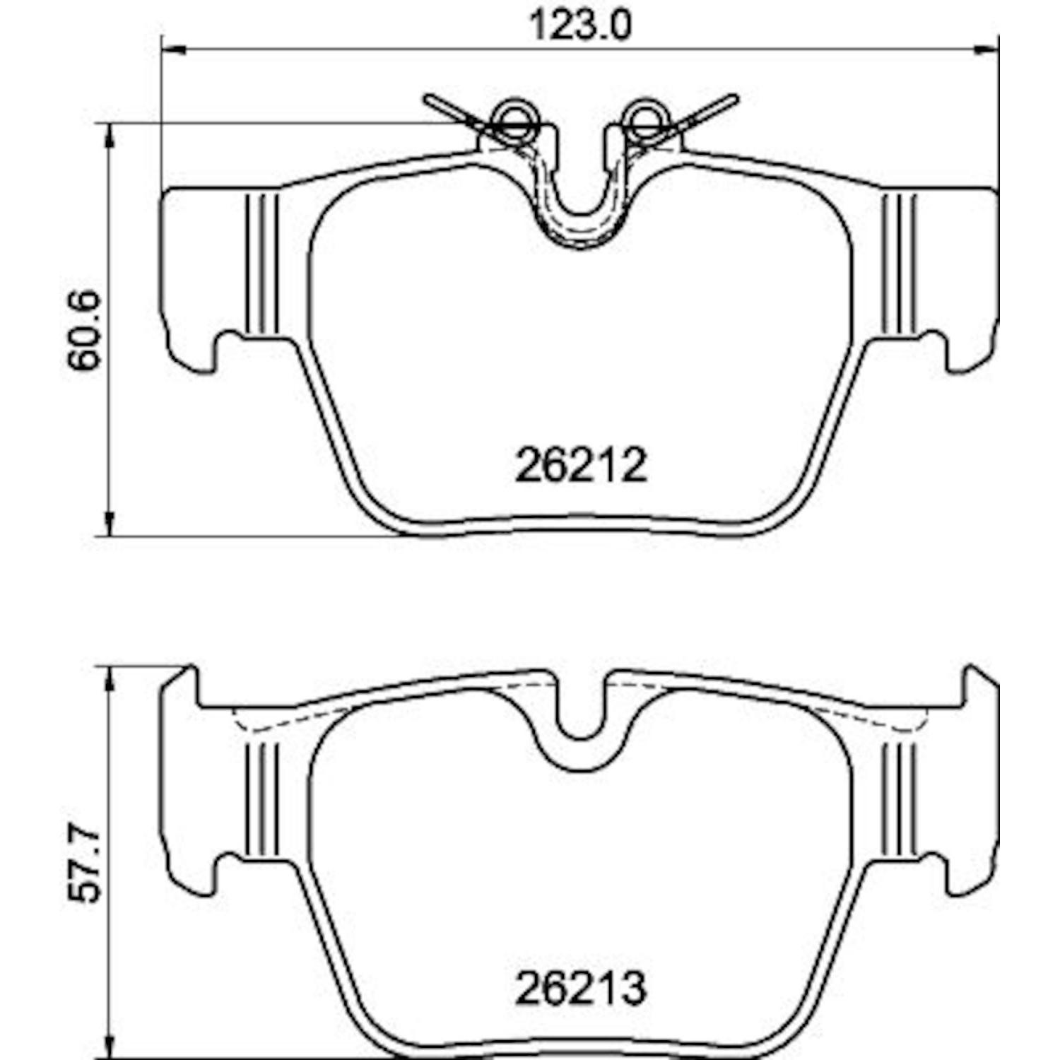 Hella Pagid 355040581 - Disc Brake Pad Hella Pagid 355040581 Disc Brake Pad product image 1 of 1