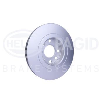 2002 Daewoo Lanos Disc Brake Rotor Front Hella Pagid 355101501 image 4 of 4