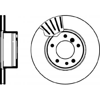 1988 BMW 535is Disc Brake Rotor Front Hella Pagid 355101712 image 1 of 1