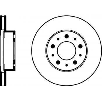 1990 Volvo 740 Disc Brake Rotor Front Hella Pagid 355102241 image 1 of 1