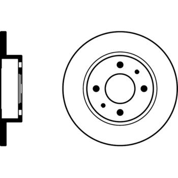 1990 Nissan Pulsar NX Disc Brake Rotor