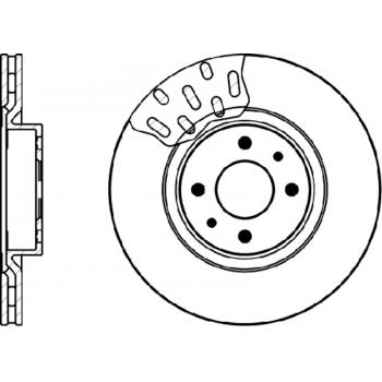 2012 Fiat 500 Disc Brake Rotor Front Hella Pagid 355102391 image 1 of 1
