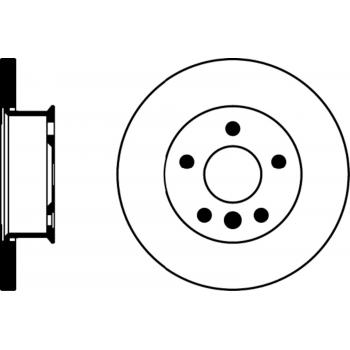 1993 Volkswagen EuroVan Disc Brake Rotor Front Hella Pagid 355102891 image 1 of 1