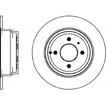 1993 Volvo 850 Disc Brake Rotor Rear Hella Pagid 355102911 image 1 of 1