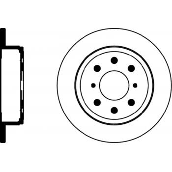 1993 Acura Integra Disc Brake Rotor Rear Hella Pagid 355103111 image 1 of 1